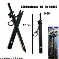 best Gantungan kunci pedang kirito elucidator sword art online/spade