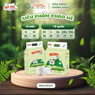 ( 02 BACKS ) Me Me ECO diapers SUPER MANY STICKERS/Pants Size S96/M90/L80/XL84/2XL70/3XL70