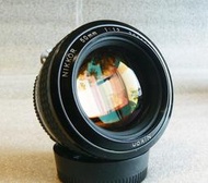 【悠悠山河】近新品 大眼人像鏡 Nikon Nikkor 50mm F1.2 ai 全鏡片完美無刮傷 透亮無霉無霧無垢斑