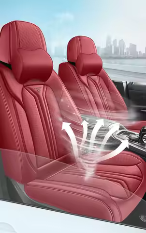 Universal LUXURY PU Leather Car Seat Covers For bmw x5 e53 land cruiser 80 ford focus mk4 golf 7 gti