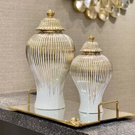 Ceramic Vase Table Display / Ginger Jar Vase Porcelain EB Dining 1509