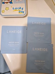 LANEIGE - 水庫補濕微質酸補濕乳霜/
Water Bank Blue Hyaluronic Moisture Cream (1 ml × 3 pcs)