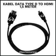 Data Cable New Type D To HDMI Converter Cable/