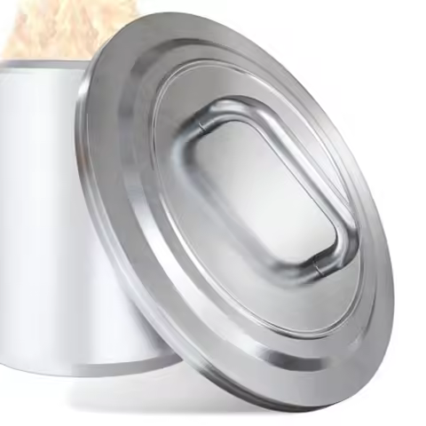 Fire Pit Lid for Solo Stove Bonfire 2.0 304 Stainless Steel Fire Pits Round Lid Camping for Solo Sto