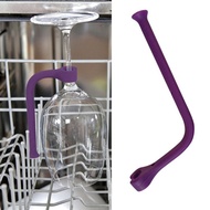 2018 1/2Pcs Adjust Silicone Wine Glass Dishwasher Goblet Holder Safer Stemware Saver M28