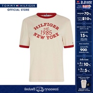 Tommy Hilfiger เสื้อยืด ผู้หญิง รุ่น WW0WW42585 ACI - สีเบจ ทรง Regular Fit