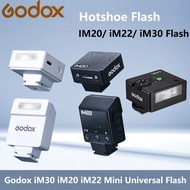 New Godox Mini Camera Flash iM30 / iM20 / iM22 For Canon Fuji f1-230 Sony zv1 zve10 Ricoh gr3 Nikon 