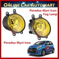 2Pcs Perodua Myvi Icon OEM Car Fog Light/Fog Lamp (ty-190 Yellow Glass Surface)