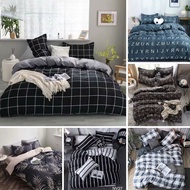 100% Cotton Single Size 3 in 1 Comforter Set Cadar Comforter Set Cadar Single Selimut Comforter Set Single Bedsheet