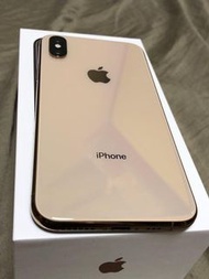 APPLE 金 iPhone XS 256G 高容量 近全新 保固至七月 玻璃保護貼 刷卡分期零利率