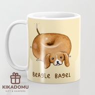 Beagle Bagel Ceramic Coffee Mug