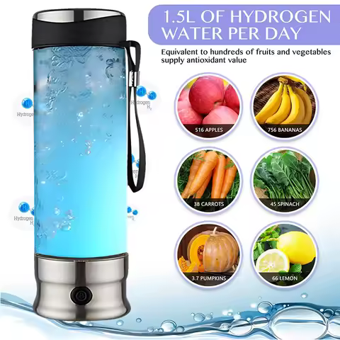 ORP Hydrogen Bottle Electric Water Filter Hydrogen Water Generator Water Bottle Ionizer Maker Hydrog