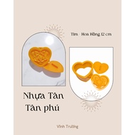 HEART-SHAPED STICK MOLD 12CM – ROSE – HUMIDITY ART WITH THE MEANING OF LOVE