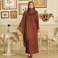 (S-2XL) RICH BROWN 2.0 (NEW) - BAJU KURUNG EMBUN ADULT