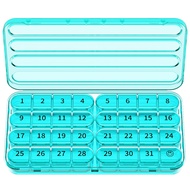 Zoksi Monthly Pill Organizer 1 Times a Day, 30 Day Pill Box Organizer,One Month Pill Case for Travel