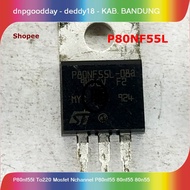 P80nf55l to220 mosfet nchannel p80nf55 80nf55 80n55