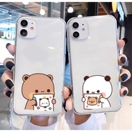 Couple Case For IPhone 17 16 15 14 13 12 11 Pro Max Phone Case Bear Cute 16e 小熊情侣手机壳 Casing Cover Cl