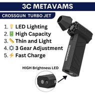 Jet Turbo Jet fan Strong Fan Portable Handheld With LED Lighting Crossgun