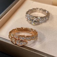 【新年礼盒】BVLGARI 寶格麗 Serpenti 靈蛇滿鑽戒指