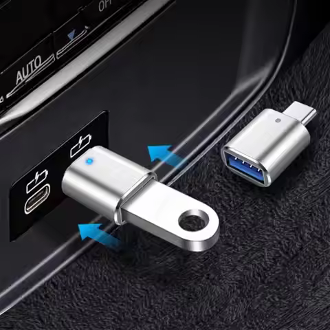 USB OTG Adapter USB-C To USB A Converter For Macbook Samsung Xiaomi Huawei SMART LED INDICATOR USBC 
