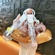 TIMEROAD Capybara Car Pendant, Cartoon Rotating Small Plane Capybara Doll Fighter Keychain, Fashions