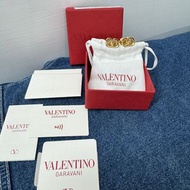 全新現貨Valentino兩用經典V logo耳環