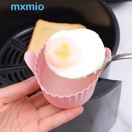 MXMIO Muffin Cake Mold, Heat-Resistant Pink/grey Air Fryer Egg Poacher, Multifunctional Silicone Reusable Cupcake Molds Oven