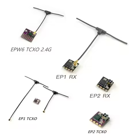 HappyModel EP1 / EP1 TCXO / EP2 / EP2 TCXO / EPW6 TCXO / EP1 DUAL TXCO 2.4G ELRS Nano Long Range RX