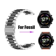 For Fossil Men watch Strap 22mm Stainless steel Metal Business Band Bracelet GEN 5 6 4 FS5132 FS4682