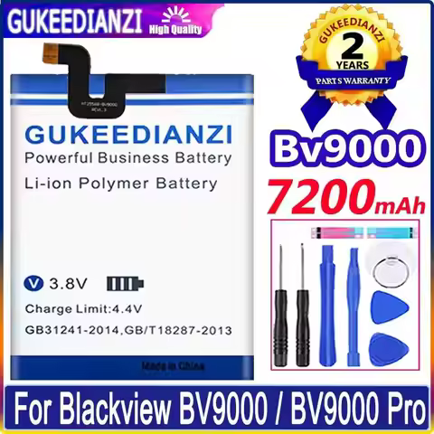 Safe For Blackview BV9000 Pro Long-Lasting Mobile Phone Battery 7200mAh
