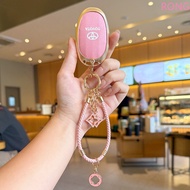 For TOYOTA bZ3X 2025 TPU Key Fob Cover Metal Protection Case Car Key Shell Cover Protector Anti-Scra