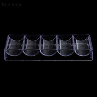 [Cuticate1] 100 Chips Tray 5 Rows Professional Casino Game Accessory 20.5 x 7.8 x 2.8cm