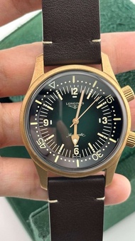 99新浪琴/Longines 經典復刻傳奇潛水系列 青銅配鈦合金底蓋 自動上鏈機械機芯