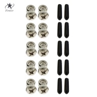 [Fenteer] 5x Jump Rope Adjustable Screws With End Cover For Skipping Cable Workout