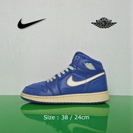 Sepatu Nike Air Jordan 1 Retro Hyper Royal Second Original - Size 38