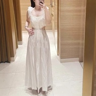 E6Q1 Self-Portrait Summer Bow Detail Lace-up Dress - White