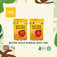 Better Gourmet Better Snack Korean Spicy Penne Cracker and Rice Crisps