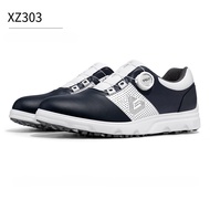 PGM Mens Golf Shoes รองเท้าลูกบิดกันน้ำรองเท้ากันลื่นรองเท้าผ้าใบสบาย ๆ รองเท้าผ้าใบ XZ303
