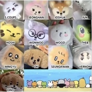 DH Miniteen Seventeen Plushie Keychain Head Miniteen Bag Charm Seventeen