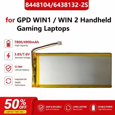 3.85/7.6V 7800/4900mAh Battery for GPD WIN1 / Win2 Pocket Gaming Computer Battery