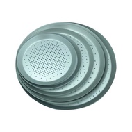 ♔ Loyang pizza beralas nipis dan tebal, dulang pembakar pizza berlubang, dulang pembakar pizza keju 