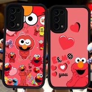 Black Casing for OPPO Reno 5 A94 A95 A16 A16s A54S A92 4 A55 A52 A72 A74 6 5G H114 Sesame Street Elm