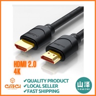 SAMZHE HDMI Cable Hdmi To Hdmi 2.0 Cord Gold-Plated 4K*2K Ultra High Resolution For TV Blu-Ray Game Box Roku