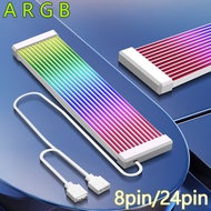 5V 3PIN PSU Cable Cover Sync CABLE PSU EXTENSION & VGA EXTENSION ARGB SYNC 24Pin TechBee ARGB strip