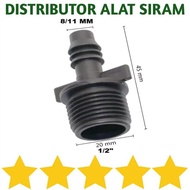 Order 1 / 2 "male Thread Connector Adapter Reducer To 8x11mm Hose