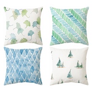 <Stock>Simple leaves Pillow case60x60.50x50,45x45,40x40,Home decor cushion cover,Sofa pillow case co