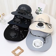 Fan Cap New Style Solar Charging with Fan Hat Men Women Outdoor Tea Picking Farmers Anti-Ultraviolet