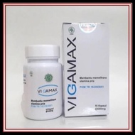 Vigamax Herbal Obat Stamina Pria Kapsul Pembesar Bpom Asli Original