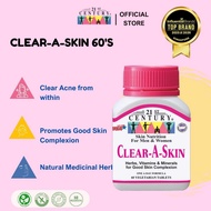 21st Century Clear-A-Skin 60 Vegetarian Tablets (formerly known as Anti-Acne)