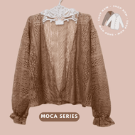 LAYYA OUTER BRUKAT LACE/OUTER BRUKAT MALIKA/LACE OUTER RUFFLE Outer Pendek Burkat | Cardigan Brukat